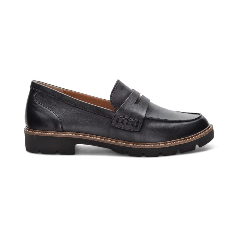 Aetrex Women's Collette Loafers- Black