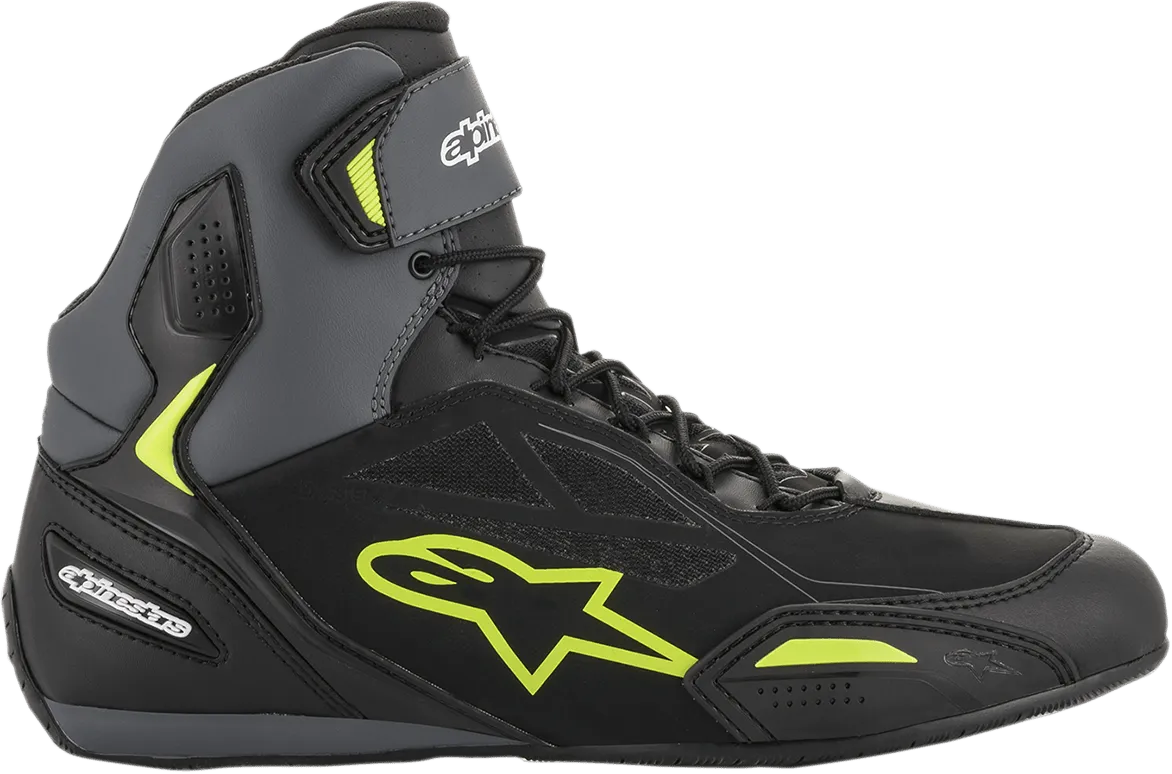 ALPINESTARS Faster-3 Drystar? Shoes - Black/Gray/Yellow - US 7 2540719175-7
