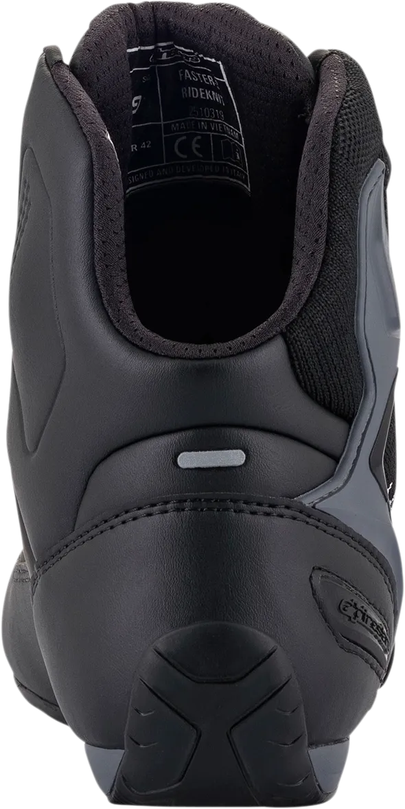 ALPINESTARS Faster-3 Rideknit Shoes - Black/Gray/Red - US 8 251031911658